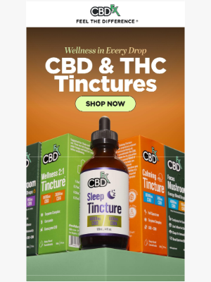 CBDfx - Explore our CBD & THC Tincture Oils! 💧