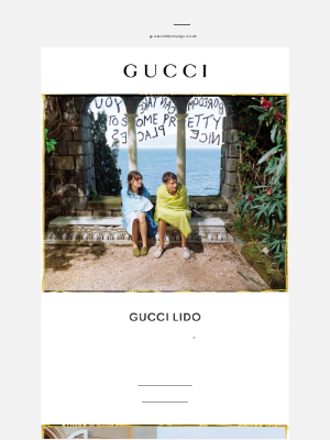 Gucci (Japan) - Gucci Lido: 夏が始まる場所