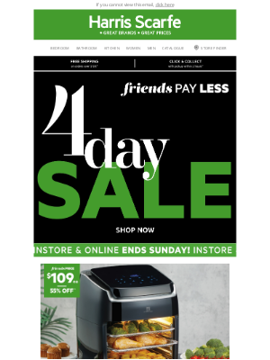 Harris Scarfe (Australia) - Shop Fast, Save Big!