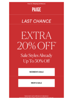 PAIGE - Last Chance to Save