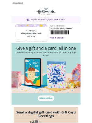 Hallmark - Shop cards for summer celebrations 😎