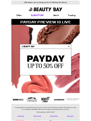 Beauty Bay (United Kingdom) - Our spring savings have landed, george 💐
