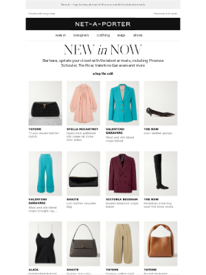 NET-A-PORTER - Stay ahead of the curve with these new items