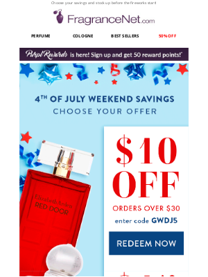 FragranceNet - 🎆 Buy More, Save More – Up to $50 OFF 4th of July Deals!