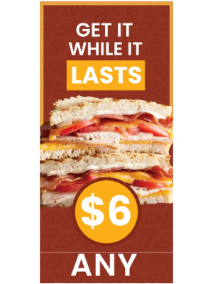 Corner Bakery Cafe - Last Call For Any Panini Just $6!