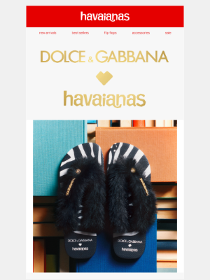 Havaianas - Dolce&Gabana styles are back in stock!
