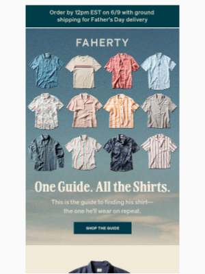 Faherty Brand - Find His Favorite Shirt: We Made a Guide
