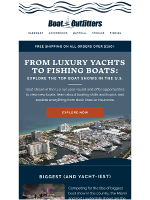 Boat Outfitters - Top Boat Shows in the U.S