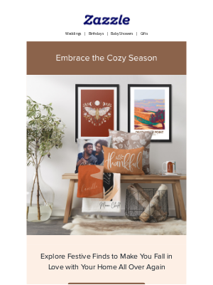 Zazzle - Make Your Home Fall-bulous 🍂