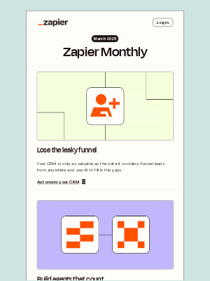 Zapier - Bridge marketing and sales with AI, 12 updates, and 10 new apps