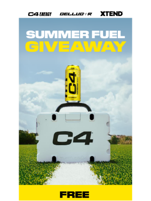 Cellucor - Win free C4 + the ultimate summer speaker 🔊☀️