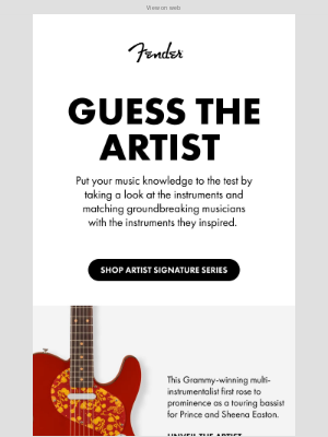 Fender Musical Instruments Corporation - Artist Trivia: Put Your Knowledge To The Test