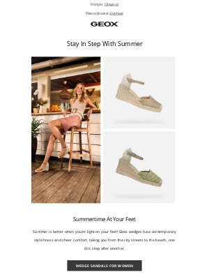 Geox - Slip Into The Brighter Season With Comfort & Style ☀️