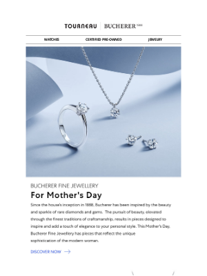Tourneau - Celebrate Mother's Day with Bucherer Fine Jewellery.