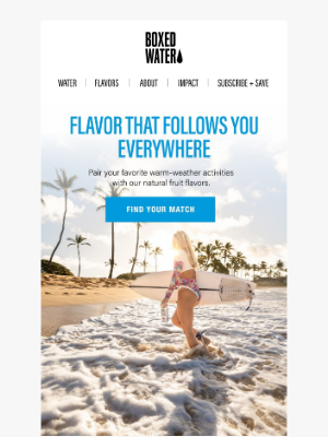 Boxed Water Is Better - ☀️🏝️ Up for some fun?