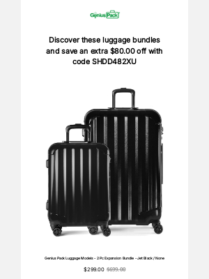 Genius Pack - Explore: Luggage bundles