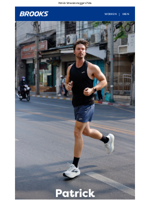 Brooks Running (United Kingdom) - Check out Patrick Schwarzenegger's favourite Brooks pieces