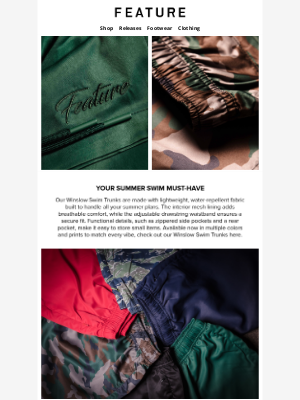 Feature Sneaker Boutique - FEATURE Winslow Swim Trunks