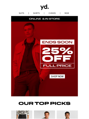 Yd(Australia) - FINAL WEEKEND! 25% Off Full Price Styles 💸