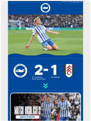 Brighton & Hove Albion FC (United Kingdom) - Joao's ice cold penalty secures victory 🎯