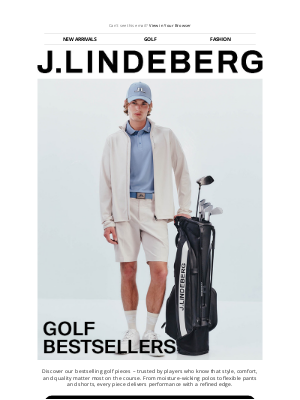 J.Lindeberg - Discover Golf's Bestsellers
