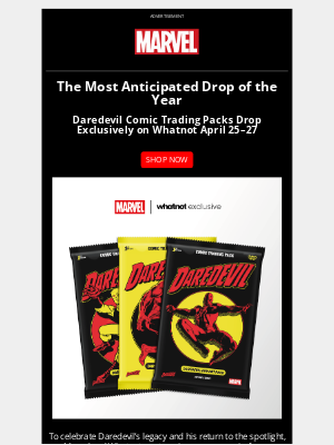 Marvel Entertainment - 🚨Exclusive Access to Daredevil Comic Packs