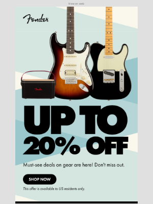 Fender Musical Instruments Corporation - Save Up to 20%  🎸