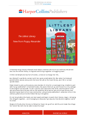 HarperCollins (UK) - The charming story of an ordinary red phone box turned into the littlest library in England