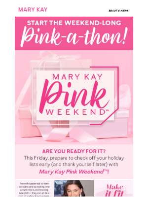 Mary Kay - 💖This pink-a-thon is about to be on! 😍