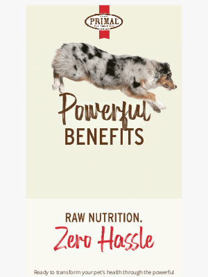Primal Pet Foods - Raw Nutrition. Real Savings. Limited Time.