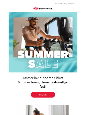 Bowflex - Summer Sale! ☀️ Stay cool with great deals!