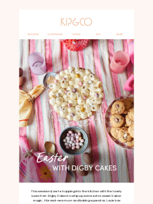 Kip and co (Australia) - Easter baking magic with Digby Cakes 🍰