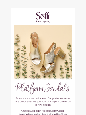 Sofft Shoes - Lift Your Look with Platform Sandals