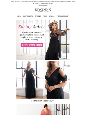 Kiyonna Clothing - NEW Gorgeous SPRING Gowns 🌸💃
