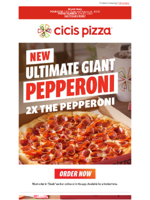 Cici's Pizza - It's ALMOST All The Pepperoni On One Pizza. 🍕