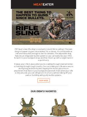 MeatEater - New Rifle Sling is Here!