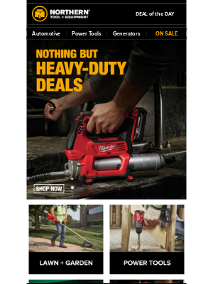 Northern Tool + Equipment - Milwaukee Sale is LIVE | Save On Top Sellers