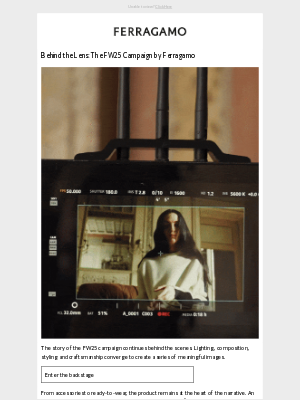 Behind the Scenes of Ferragamo’s FW25 Campaign