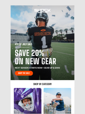 Shock Doctor - Get 20% Off EVERYTHING