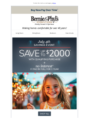 Bernie & Phyl's Furniture - 🎇 July 4th Savings Event 🎇 Save up to $2000* 🎇