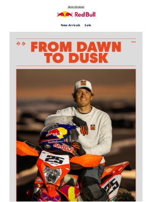 Red Bull - Rep your team from dawn to dusk