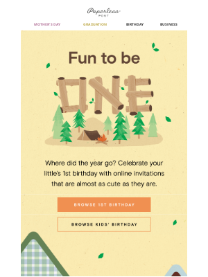 Paperless Post - Planning your baby's 1st birthday?