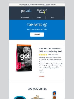 Pet Valu (CA) - Top rated favourites from the people who matter – you!