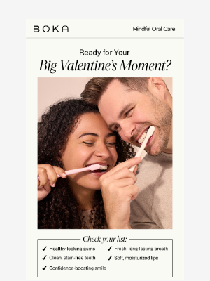 Boka - Reminder: Be Valentine’s Ready with a Fresh Smile!