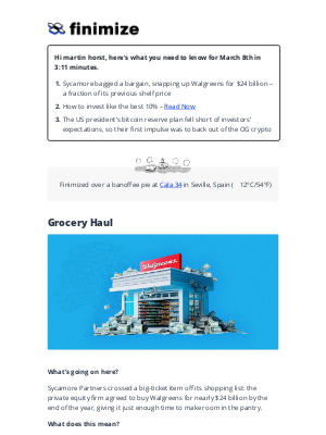 Finimize - 💸 A $24 billion grocery haul