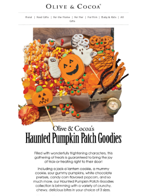 Olive & Cocoa - 🍬 Goodies Galore in our Haunted Pumpkin Patch 🎃
