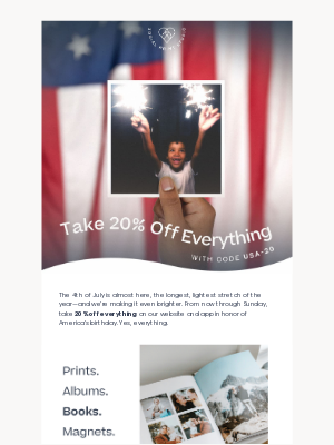 Social Print Studio - Take 20% off Before the Fireworks 🎆