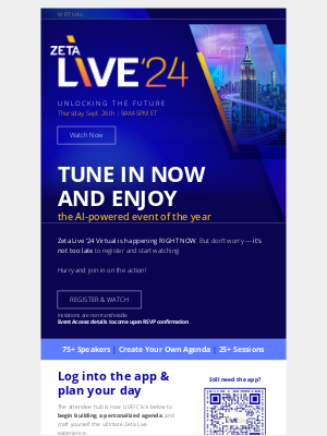 Zeta Global -  Zeta Live ’24 Virtual is happening RIGHT NOW!