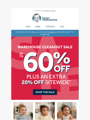 Gerber Childrenswear - HUGE Warehouse Cleanout Sale 😱