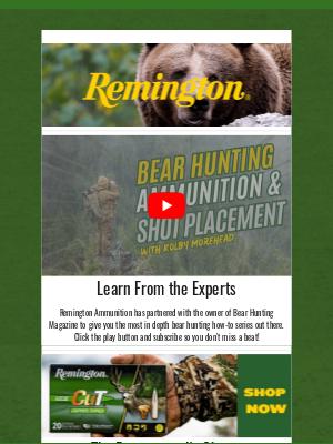 Remington - Don’t Forget Spring Hunting Plans!